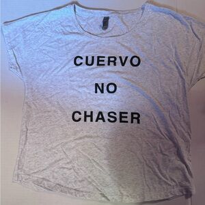 Jose Cuervo Tequila Promotional T-Shirt Size Large, Relaxed Fit Cuervo No Chaser